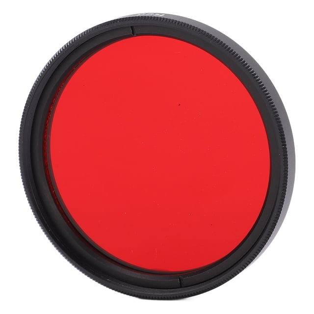 Filtro De Lente Rojo Completo, Filtro De Lente Rojo Antiincrustante A Prueba De Polvo Resistente A Los Arañazos Resistente Al Agua Para Disparar ANGGREK 43 mm