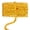 Gold, variant on Sequin Braid Trim, 0.6 Inch Wave Sequin Strip, Glitter Metallic Paillette Sequin Ribbon, DIY Sewing Embellishment, 27 Yards, Red