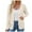 Beige, variant on Cardigan Sweaters for Women V-Neck Button down Soft Comfortable Loose Knit Cardigans Lightweight Long Sleeve Fall Fashion Plain Simple Stylish Winter Outwear with Pockets White L