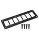 thumbnail image 1 of 1 Juego de soporte de carcasa de Panel de interruptor basculante Universal de 7 vías interruptor basculante de coche Panel de aluminio negro de aluminio, 1 of 9