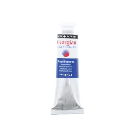 Daler-Rowney Georgian Water Mixable Oil, 37ml Tube, French Ultramarine