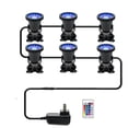 thumbnail image 1 of GZKANFUL Pond Lights LED Underwater RGB Color Changing Spotlight Dimmable IP68 Waterproof Submersible Fountain Lights Outdoor Lan, 1 of 7