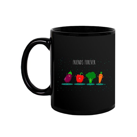 Veggies Friends Forever Mug Unisex's -Image by Shutterstock