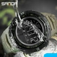 thumbnail image 5 of Sanda Fashion Military Men's Watches 50m Waterproof Sports Watch For Male Led Electronic Wristwatches Relogio Masculino 6014 - Digital Wristwatches, 5 of 6