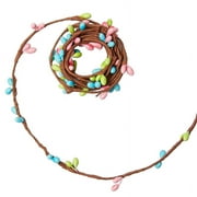 Factory Direct Craft 6 Foot Single Vine Pink, Green and Aqua Pip Berry Garland