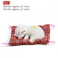 thumbnail image 1 of LHCER Simulation Cat, Vivid And Lifelike Simulation Cat Toy, Christmas Gifts Simulation Sleeping Cat, 1 of 8