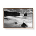 thumbnail image 2 of wall26 Floating Framed Canvas Wall Art for Living Room, Bedroom Black and White Water Canvas Prints for Home Decoration Ready to Hang - 16x24 inches, 2 of 4