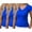 Blue, variant on Women’s Very Important Tee V-Neck - Stylish Casual Short Sleeve T-Shirt, Slim Fit, Soft & Lightweight Fabric Blue 3XL
