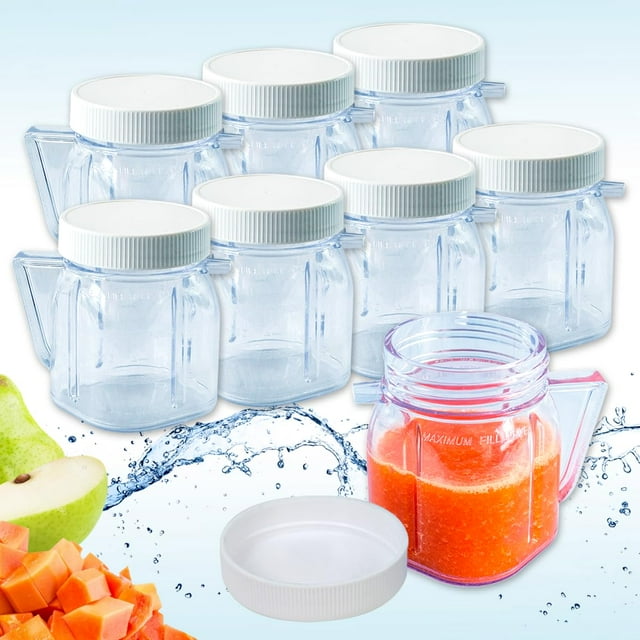 Mini tarro de plástico de repuesto de 250 ml para Oster Blender Saffire