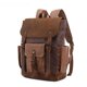 thumbnail image 4 of Bolso de hombre, mochila de lona retro para hombre, bolso de lona encerada al óleo, mochila de viaje para hombre, 4 of 5