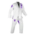 thumbnail image 3 of Raven Fightwear Men's BJJ Horror Cthulhu Brazilian Jiu Jitsu Uniform Premium BJJ Gi White, 3 of 8