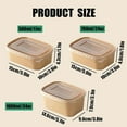thumbnail image 7 of Brown Meal Prep Containers With Lids,2025 New Paper Meal Prep Containers With,Rectangle Food Kraft Paper Meal Prep Containers (20PCS,17oz), 7 of 7
