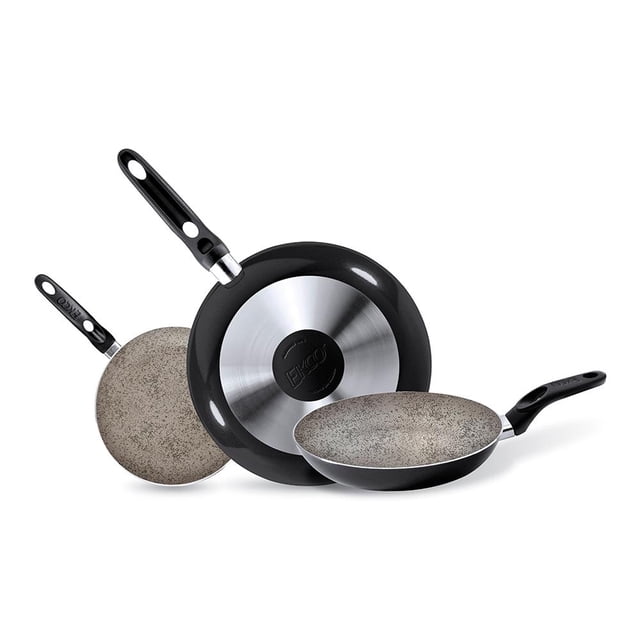 Set de Sartenes Ekco Ivystone de 3 piezas Negro