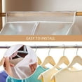 thumbnail image 5 of PULLIMORE 2PCS Hanging Garment Clothes Bag Organizer Storage Cover Dust-Proof Clothes Cover for Suit Coats Jackets Dress Closet Storage, 5 of 11