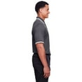 thumbnail image 3 of Devon & Jones DG20C Men's CrownLux Performance Plaited Tipped Polo-Graphite/ White-L, 3 of 3