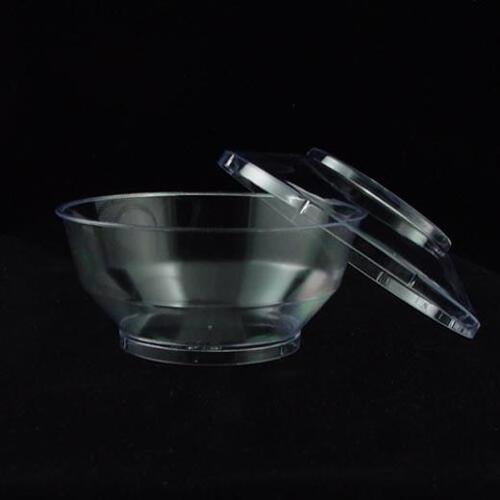 8 Oz. Clear Dessert Bowls With Lids 6 Ct.