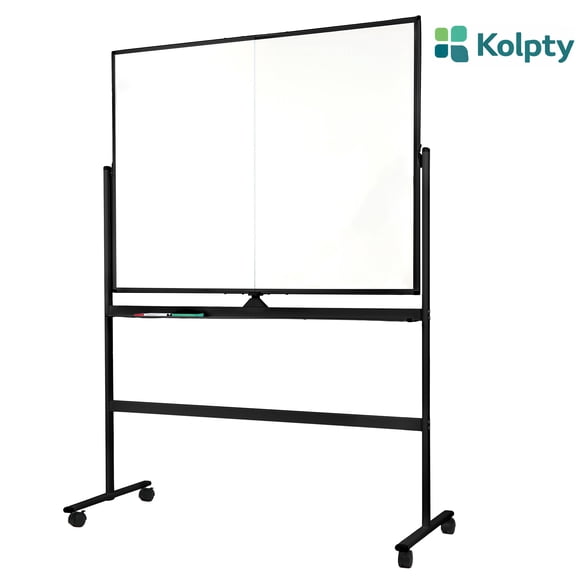 Kolpty Rolling Dry Erase Board Magnetic Double Sided with Wheels