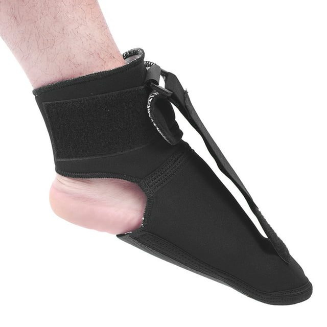 Foot Drop Postural Corrector, Ankle Support, Black Planter Fascitis For Foot Dorsal Sprain Foot Drop Achilles Tendonitis