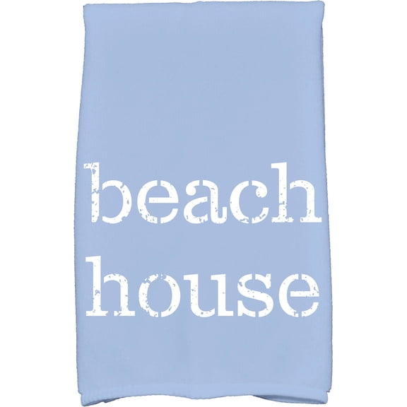Simply Daisy 18" x 30" Beach House Word Print Kitchen Towel