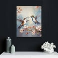 thumbnail image 4 of COMIO Flower Bird Canvas Wall Art Decorations for Bedroom Bathroom Framed Artwork Modern prints picture, 4 of 4