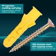thumbnail image 4 of Self Tapping Screws  Wall Expansion Plug Plastic Expansion Wall Plug Screw Fixings   Self Tapping Screws Fastener Hardware Kit M10, 4 of 8