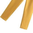thumbnail image 3 of Mifelio Dress Pants Women, Women's Solid Color High Waisted Straight Leg Pants Are Suitable for Daily Commuting Wear Casual Lohas Time Slacks Dress Pants for Women, Women's Pants Yellow M, 3 of 7