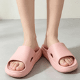 thumbnail image 5 of Women Shower Shoes Casual Stylish Shower Slippers Non-Slip Open Toe House Slides Comfortable Lightweight Bathroom Sandals Pink 8 [EU-40], 5 of 5