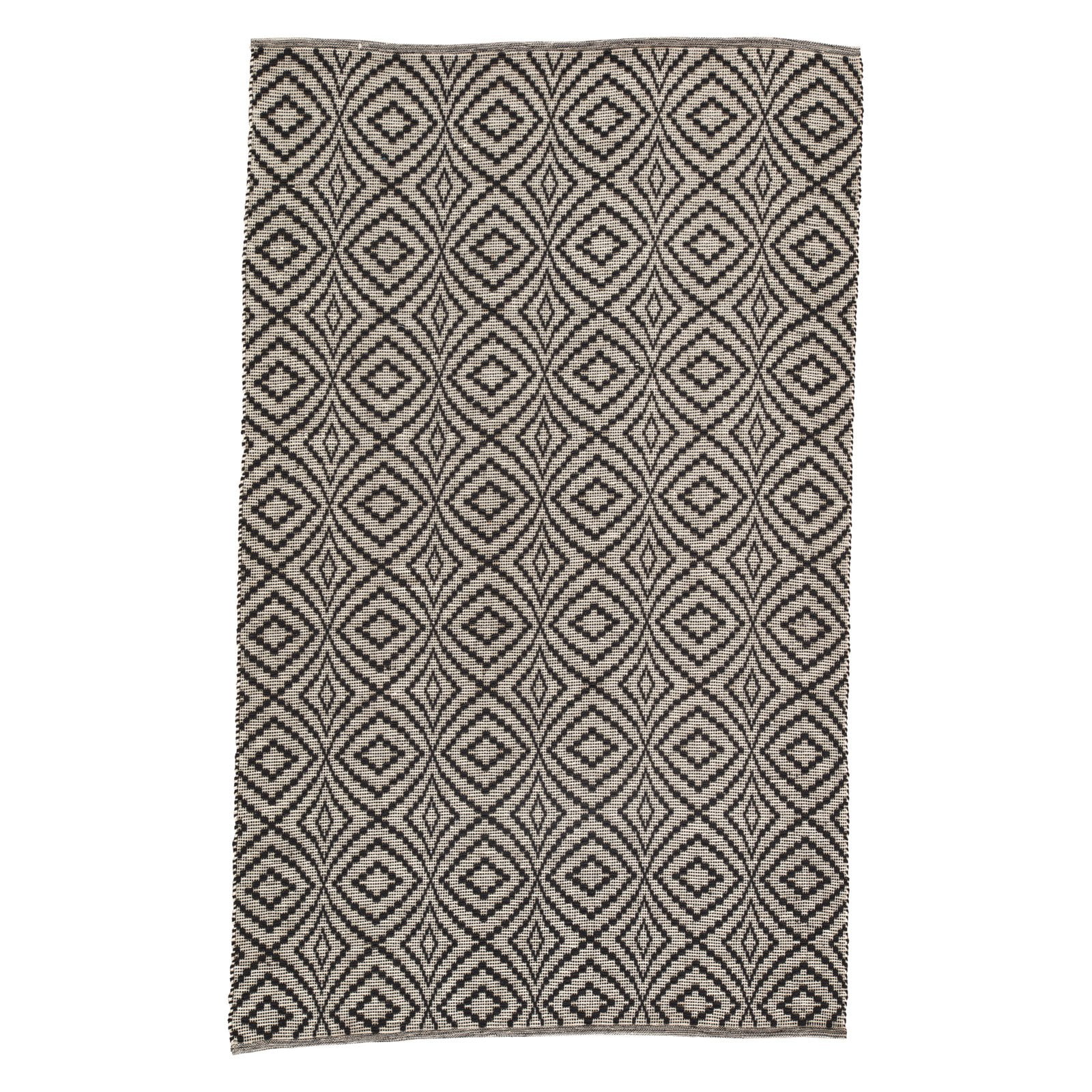 Jaipur Living Flume Indoor Outdoor Trellis Black Cream Area Rug 5'X8 ...