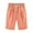 Orange, variant on Tiqkatyck Womens Shorts Clearance, Women Summer 100% Cotton Plus Size High Waist Shorts Lace Beach Workout Shorts with Pocket, Workout Shorts, Bermuda Shorts for Women Orange L