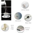 thumbnail image 2 of ZHONGYUTONG Coffee Wall Art 3 Pieces Funny Latte Picture Kitchen Canvas Prints Vertical Artwork for Dining Room Restaurant Coffee Bar Wall Decor Framed (24.00" x 36.00" x 3PCS), 2 of 6