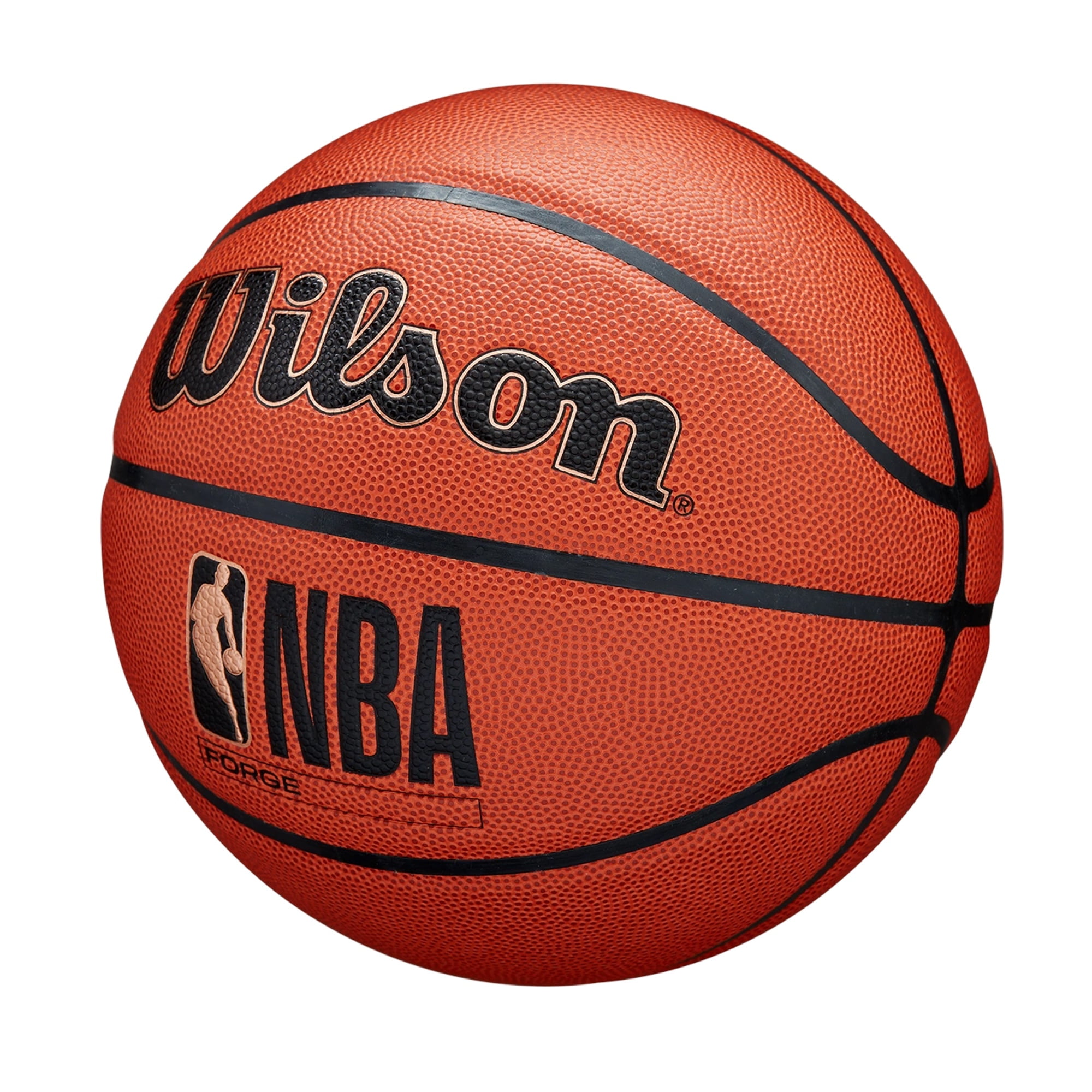 Wilson NBA Forge Indoor/Outdoor Basketball - Brown, Size 7 - 29.5"