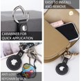 thumbnail image 4 of 1 Piece Airtag Key Holder, Airtag Case, Protective Cover PU Leather Case for Apple AirTag, Protective Leather Keychain Cover Compatible with AirTags, Airtag Case, 4 of 6