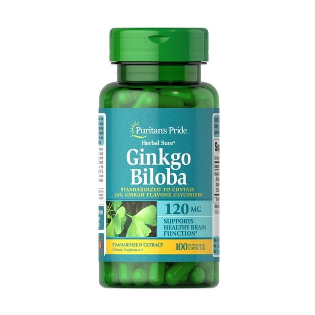 Ginkgo Biloba 120 mg 100Caps Mejora Memoria Reduzca Fatiga Netsell Suplemento / Nutrición / Vitamina