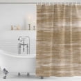 thumbnail image 2 of Brown Shower Curtain Set - Long 72" x 84" Washable Bathtub Curtain with 12 Hooks, Vintage Modern Abstract Art Ombre Waterproof Fabric Stall Shower Curtains for Bathroom/Bathtub Décor, 2 of 6