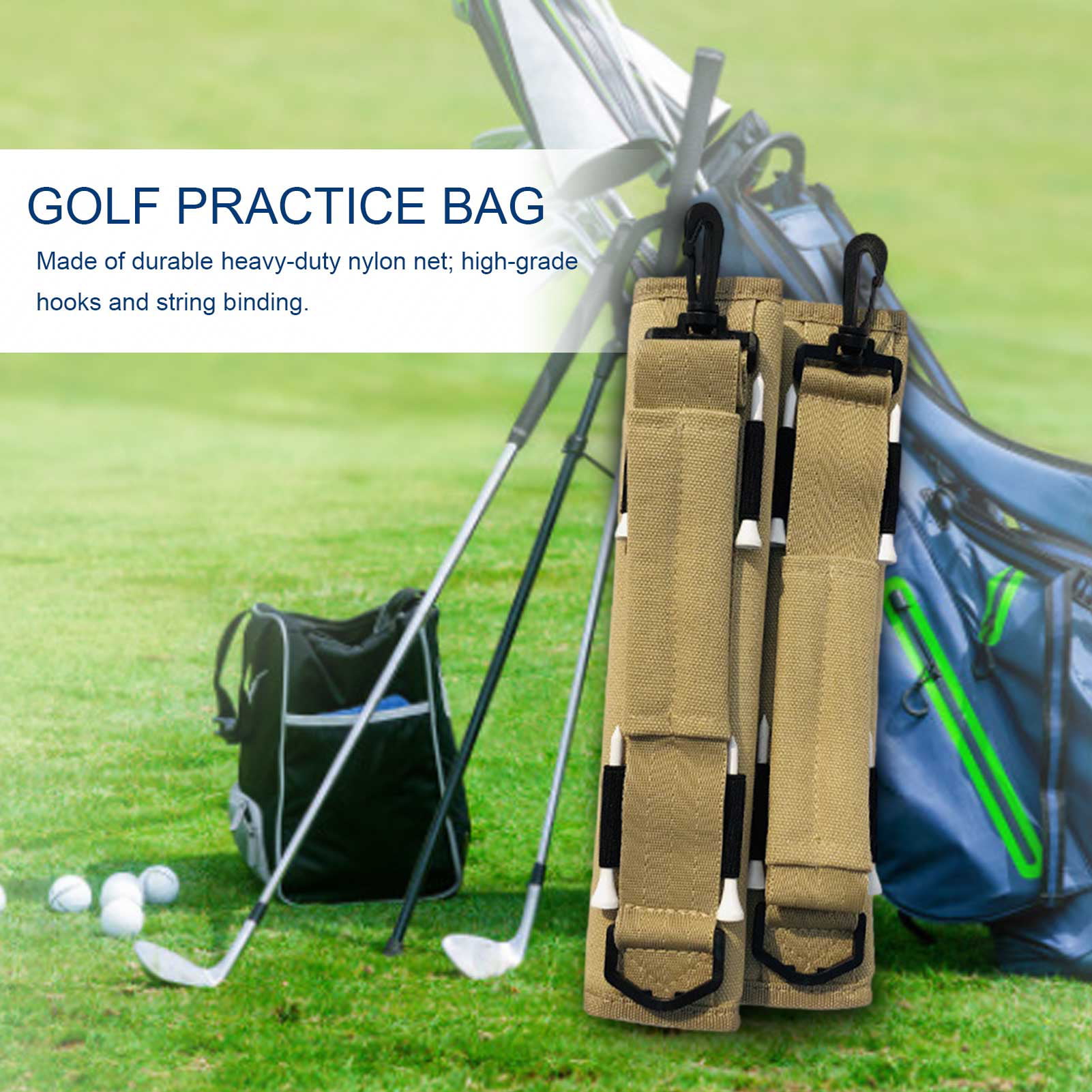 Golf Club Carrier Bag Portable Carry Driving Range Travel Bag - Walmart.com