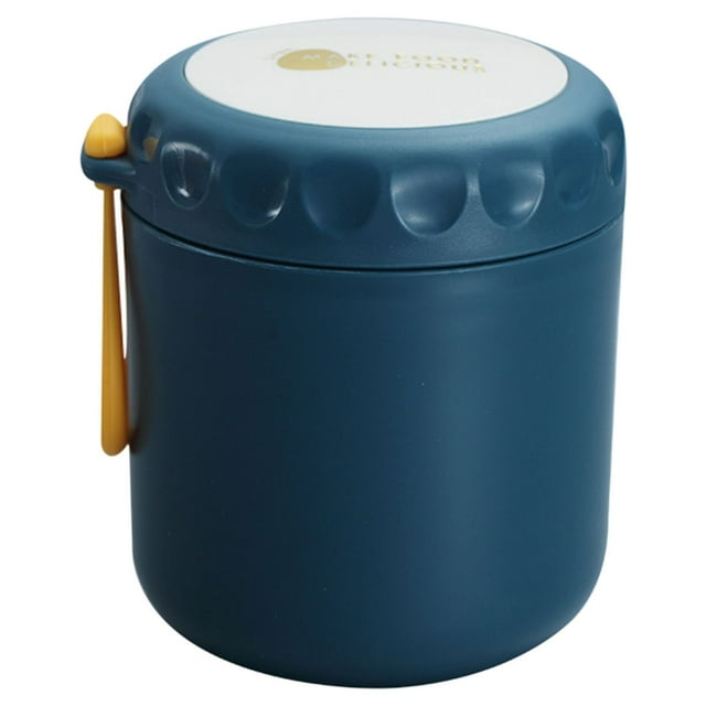 Hinati Clearance Portable Insulation Bucket Small Lunch Box with Soup Cup Airtight Food Storage Containers, Cereal Containers for Fridge, Freezer, Pantry, Cabinet, Kitchen Organization and Storage