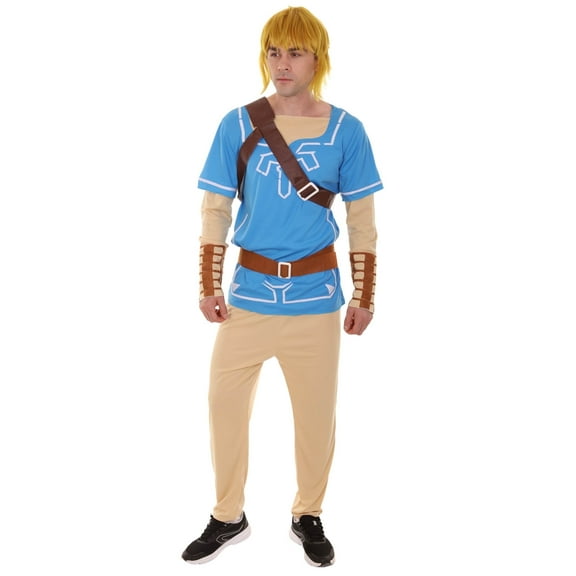 HPO Adult Men's Adventure Gaming Costume | Wild Blue Cosplay Costume