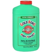 Gold Bond Body Powder Medicated Extra Strength 10 oz (Pack of 3)