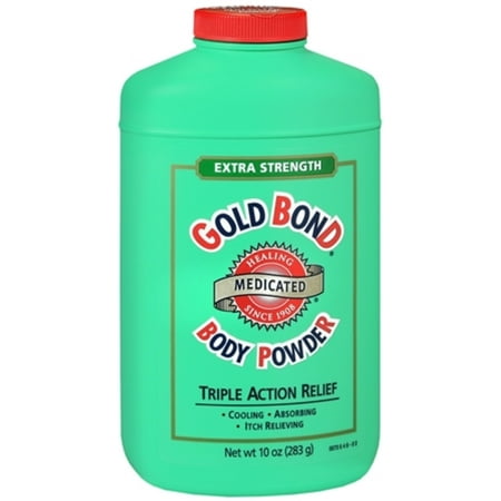 Gold Bond Body Powder Medicated Extra Strength 10 oz (Pack of 3)