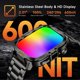 thumbnail image 5 of Reloj inteligente BRUBOSES Military 170+ Sports Modes IP68 negro, 5 of 7