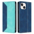 thumbnail image 2 of Funda FOXDOCK para iPhone 13 Mini de Cuero Premium Bicolor con Ranuras RFID, Carcasa Tipo Billetera Antigolpes y Soporte Plegable, 2 of 6
