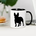 thumbnail image 3 of CafePress - French Bulldog Silhouette - 11 oz Ceramic Mug - Novelty Coffee Tea Cup, 3 of 4
