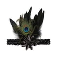 thumbnail image 5 of Clearance! Fdelink Flapper Beaded Headband Headpiece Accessories 20s Wedding Headband, Party Headband (Black), 5 of 5