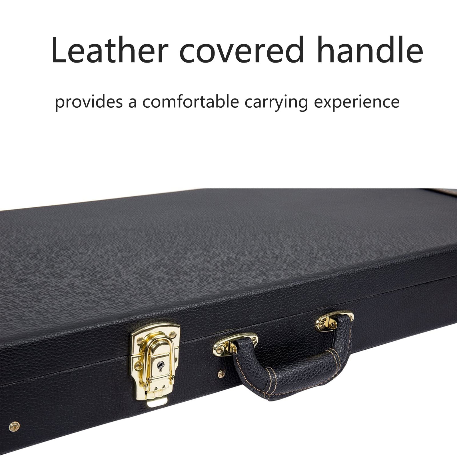 Crossrock Deluxe Hardshell Electric Guitar Case for Jazzmaster/Jaguar Style
