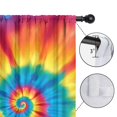 thumbnail image 4 of Blackout Kids Curtains,Colorful Tie Dye Mandala Pattern Childrens Insulated Curtains Set Of 2,Bedroom Essentials,Toddler Room Decor 42"x84", 4 of 5
