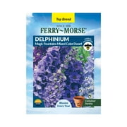 Ferry-Morse 110MG Delphinium Magic Fountains Mixed Color Dwarf Perennial Flower Seeds Partial Shade