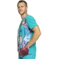 thumbnail image 4 of Tooniforms Scrubs Top For Men  Women V-Neck TF714, S, Monsters Party, 4 of 4
