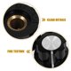 thumbnail image 3 of unbranded 6Ud Botones Ajustables Para Control De Volumen De Audio Color Negro, 3 of 6