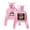 Pink, variant on Bailey Zimmerman New To Country Tour 2025 Cat Ear Hoodies Fashion Short Sweatshirts