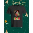 thumbnail image 1 of Fashionable and Personalized Christmas Element Candy-shaped Christmas Tree Pattern White T-shirt, Comfortable Short-sleeved T-shirt Full of Festival Atmosphere Suitable for Wearing in the Christmas S, 1 of 6